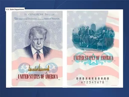 Donald Trump US Passport
