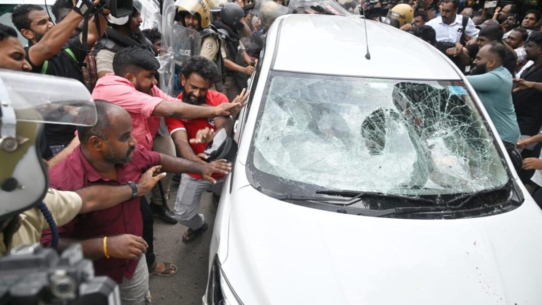 ED officials vehicle attack case Thiruvananthapuram