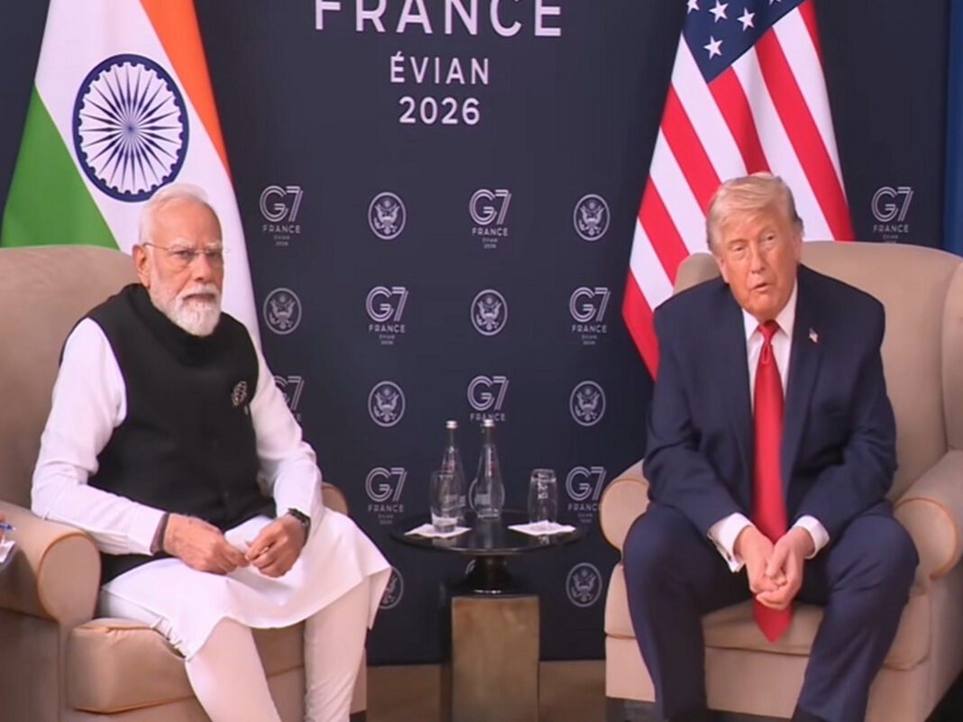 Donald Trump PM Narendra Modi G7 summit France
