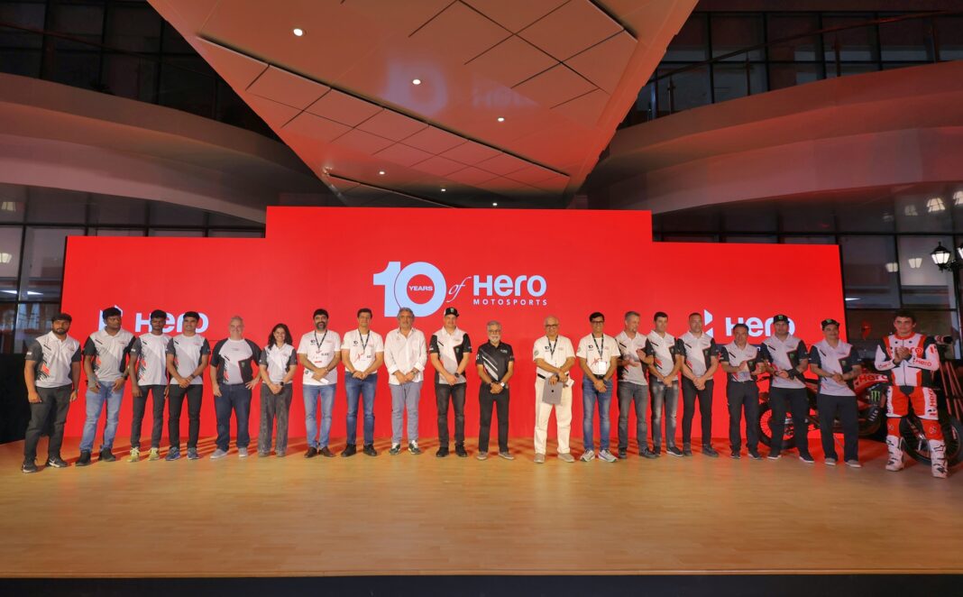Hero MotoSports Team Rally 10th anniversary
