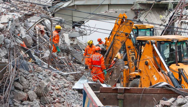 South Delhi building collapse Saidulajab