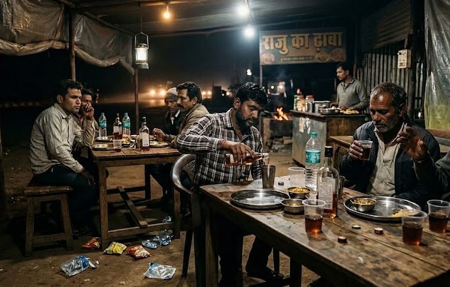 Indore police crackdown dhabas