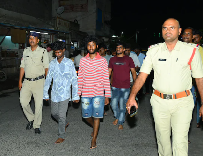 RCB Fans Arrested Public Property Damage