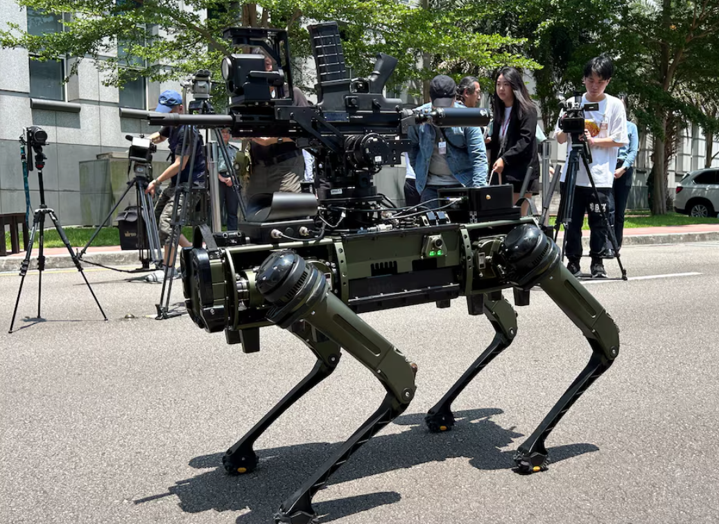 South China Sea Islands Robot Patrol Dogs