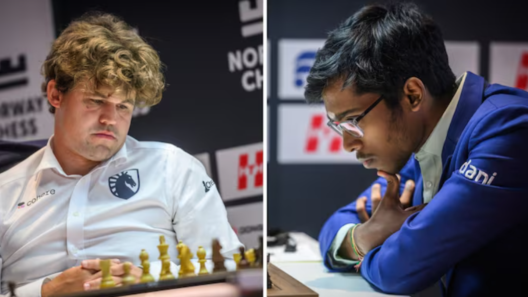 R Praggnanandhaa Defeats Magnus Carlsen