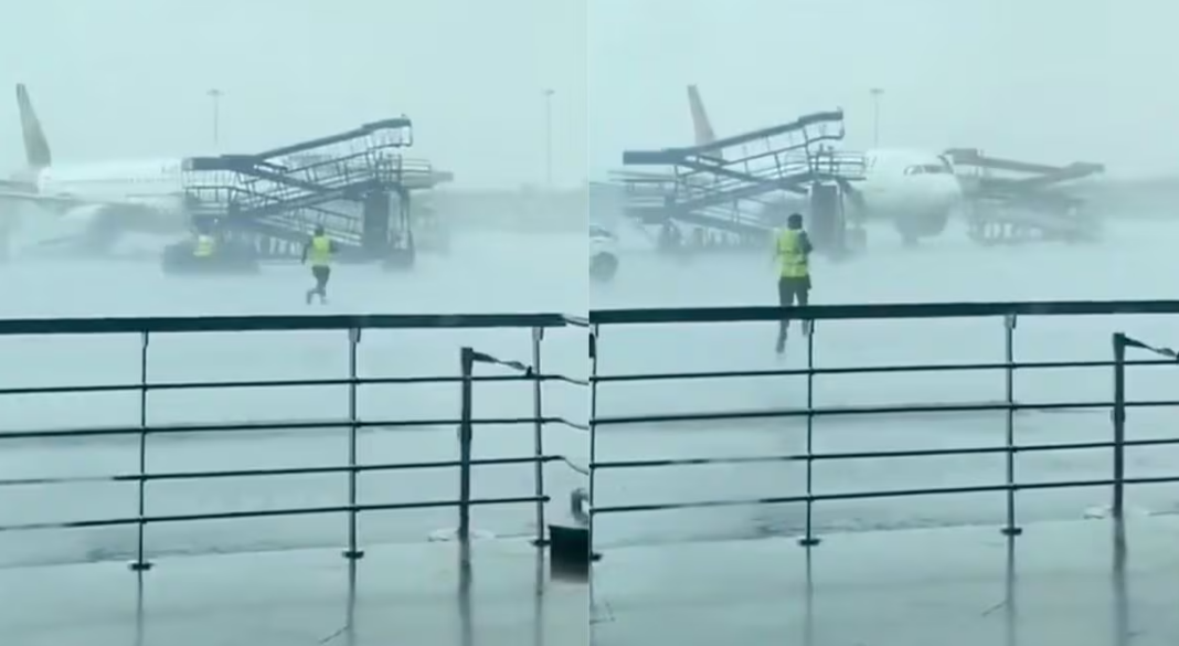Delhi Airport Ground Equipment Damage