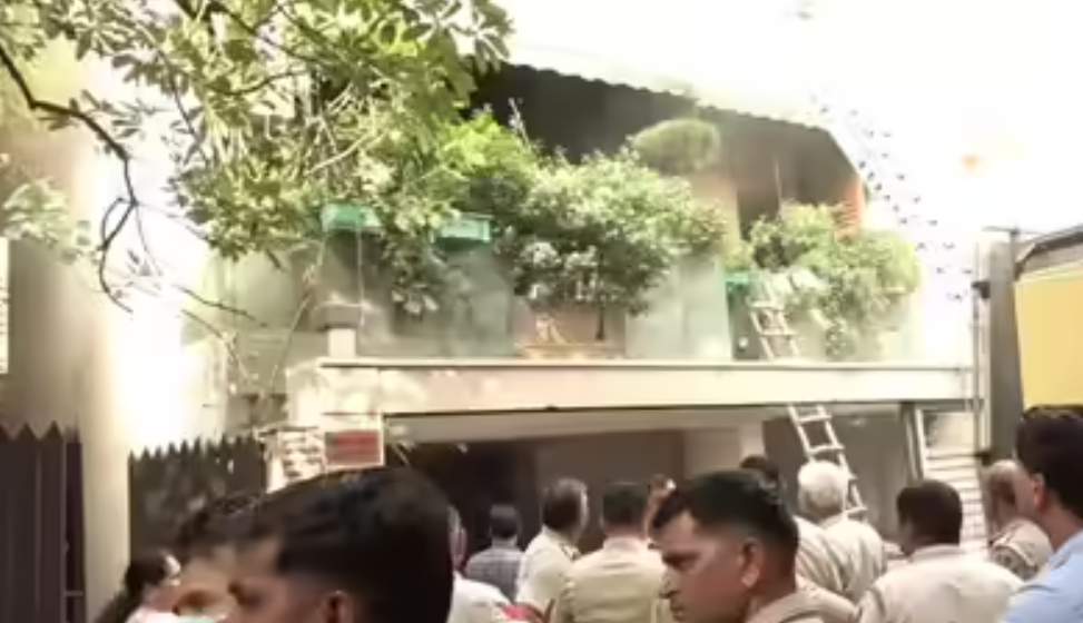 New Friends Colony House Fire Incident