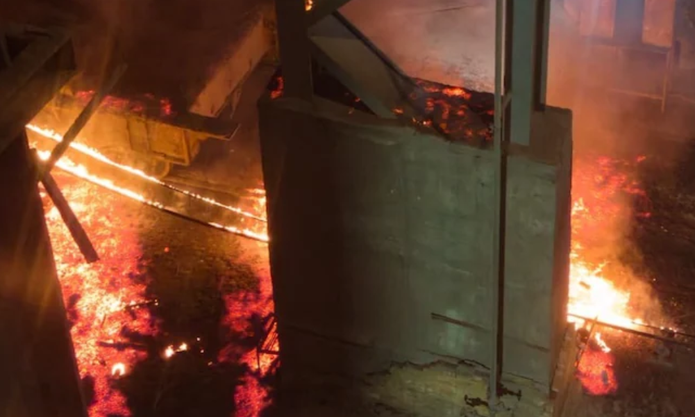 Vizag Steel Plant Fire Accident