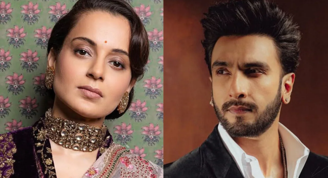 Kangana Ranaut Support Ranveer Singh