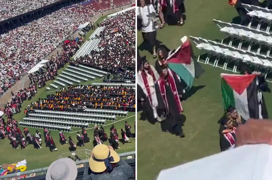 Sundar Pichai Stanford Graduation Protest