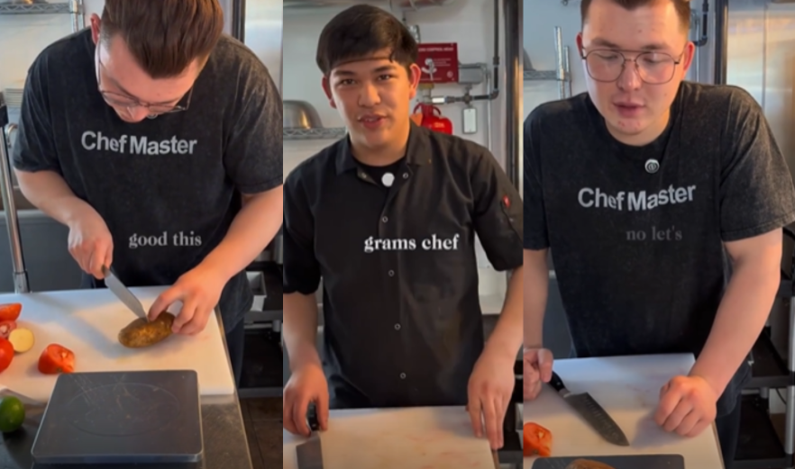 Chefs Cutting Vegetables Viral Video