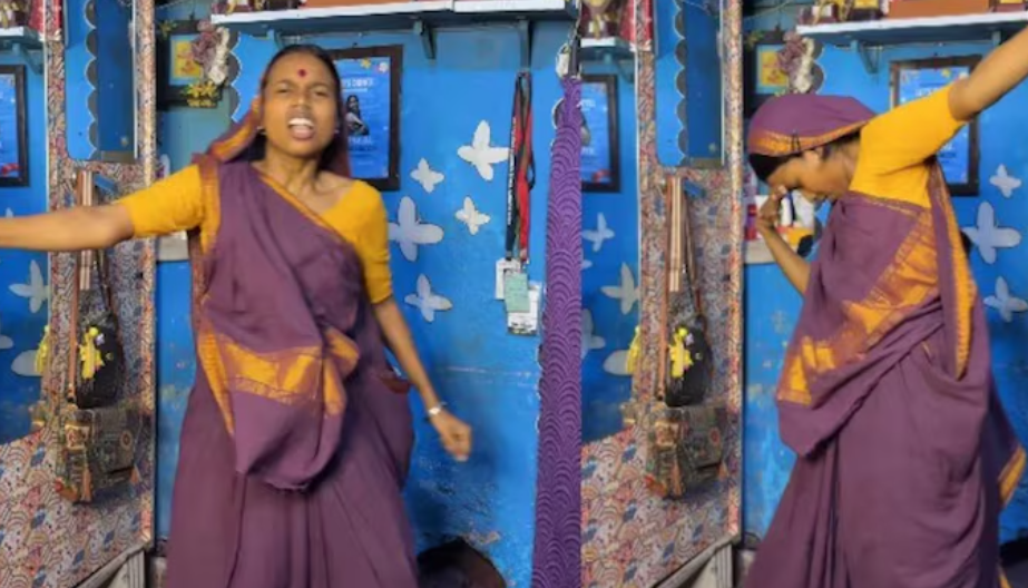 Michael Jackson Dance in Saree