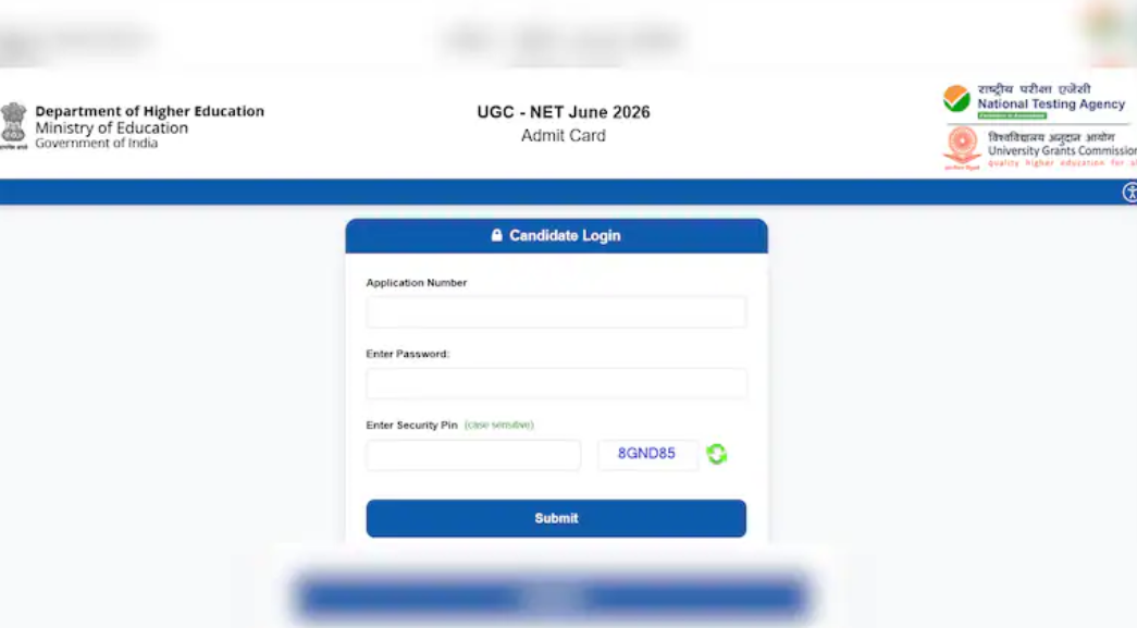 UGC NET Admit Card