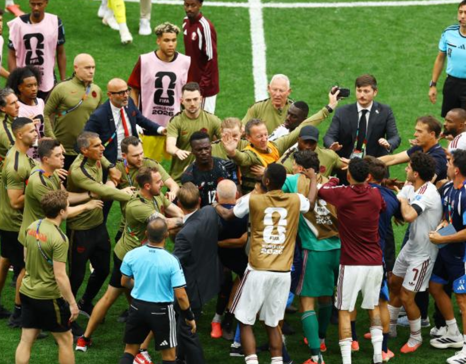 Canada vs Qatar World Cup brawl