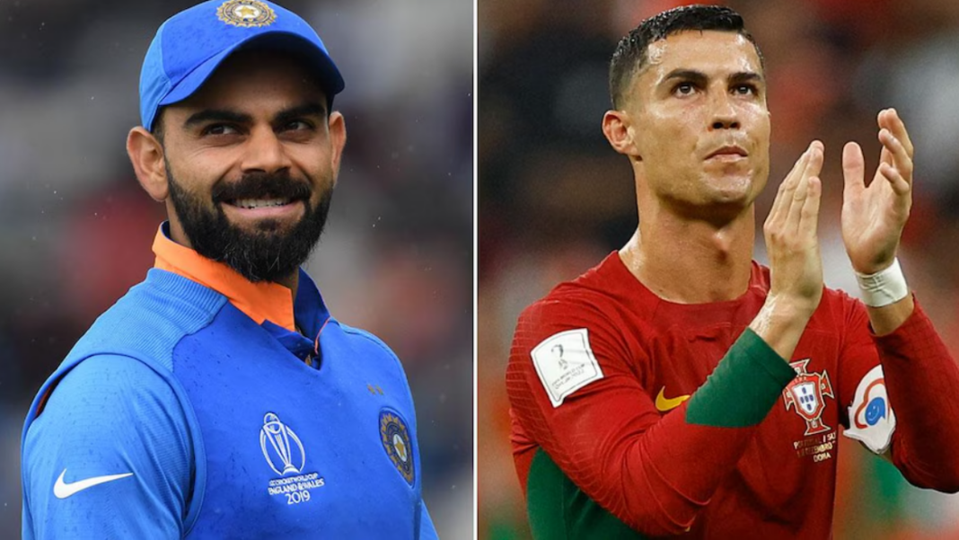 Virat Kohli on Ronaldo