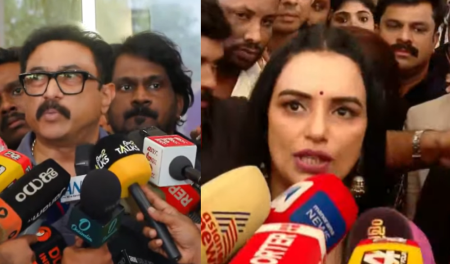 Baburaj against Shweta Menon