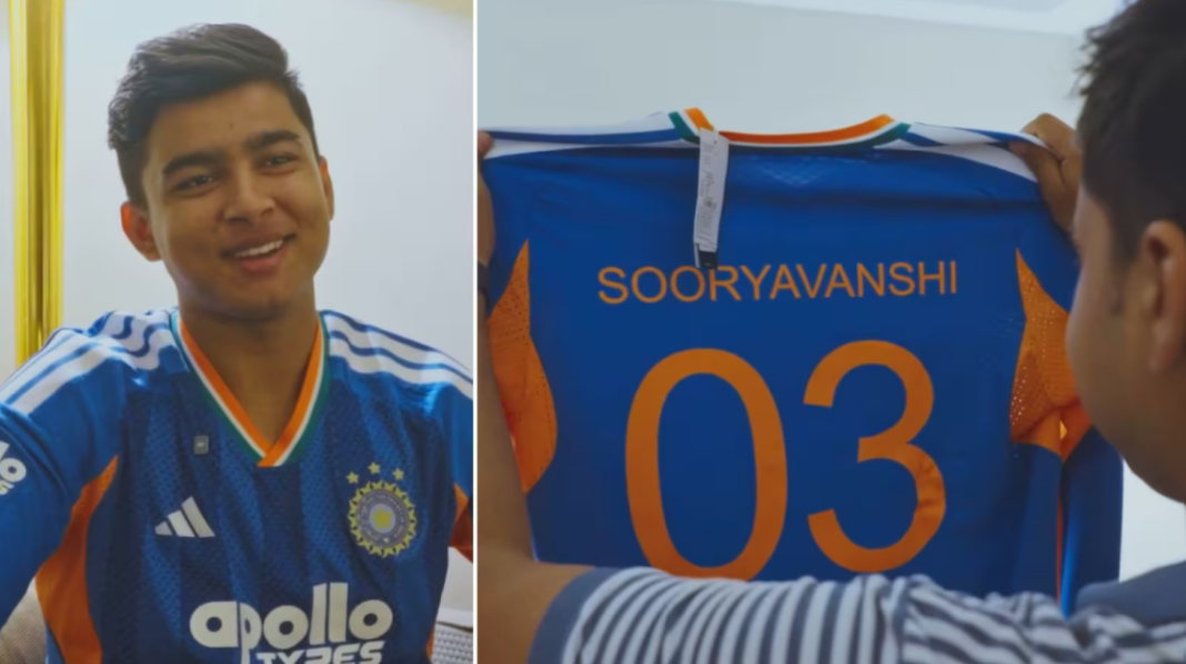 Vaibhav Sooryavanshi T20I Jersey