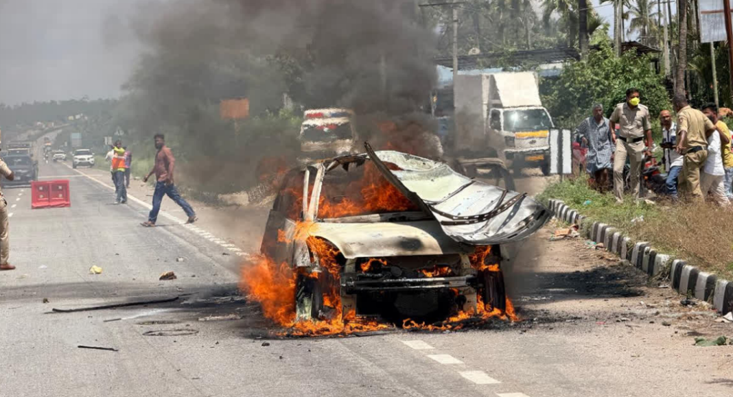 Tumakuru Car Explosion Case