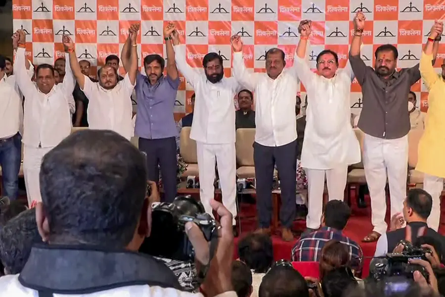 Maharashtra political crisis Shiv Sena split