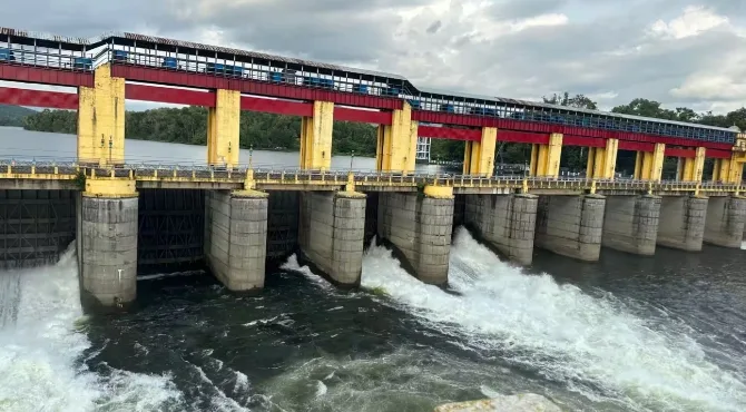 Bhoothathankettu dam shutters opening