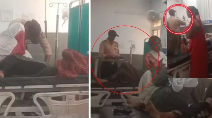 MP Singrauli security guard injection