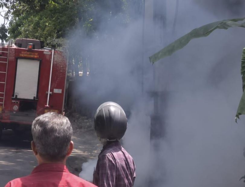 Angamaly transformer fire