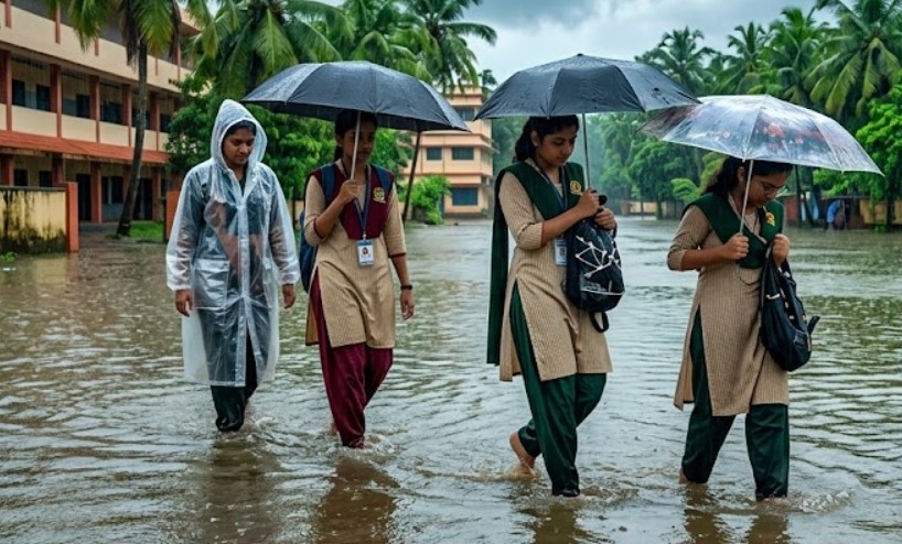 Kerala rain school college holiday saturday