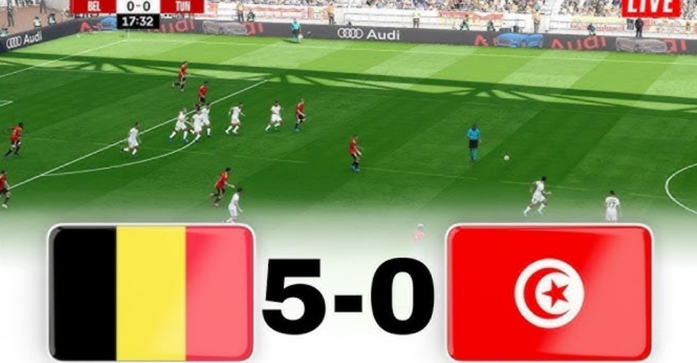 Belgium vs Tunisia friendly match