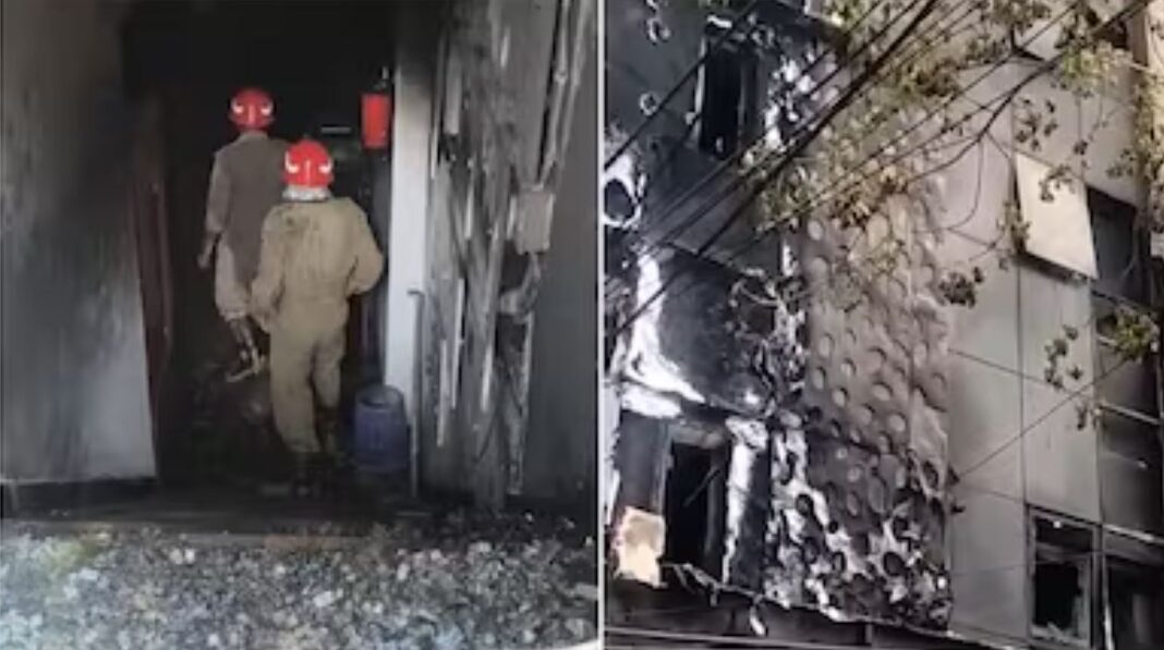 Delhi Malviya Nagar Hotel fire