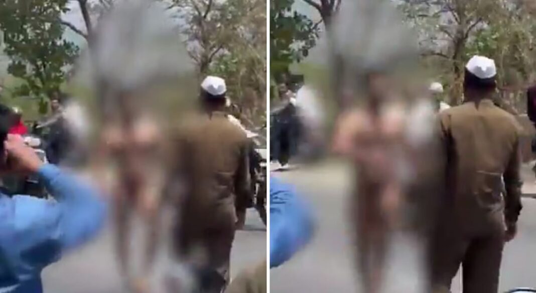 Pune naked youth chaos Paud Road