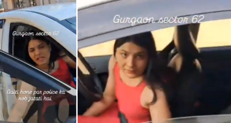 Gurgaon road rage video