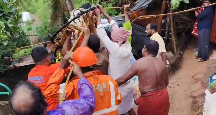 Edakkara mother pushes daughter into well