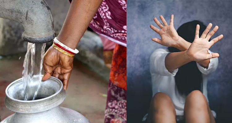 Indore water dispute molestation