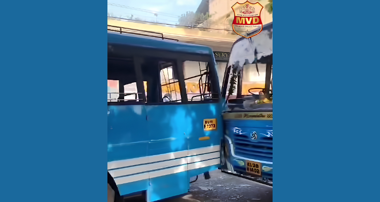 Pandalam private bus fight