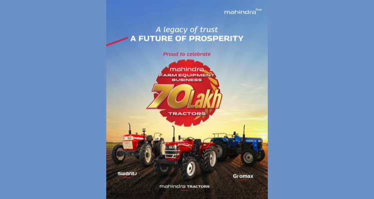 Mahindra tractors 70 lakh production milestone