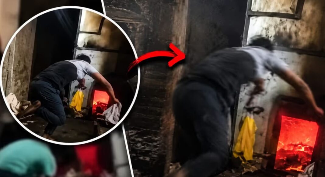 Man Jumps Into Electric Crematorium Furnace