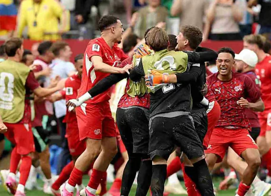 Switzerland Defeats Colombia