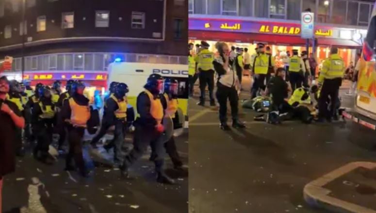 Morocco Fans Clash
