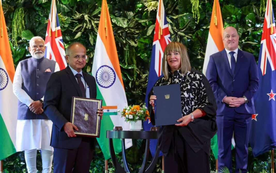 India New Zealand strategic partnership