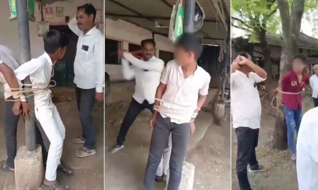 Latur schoolboys mob assault