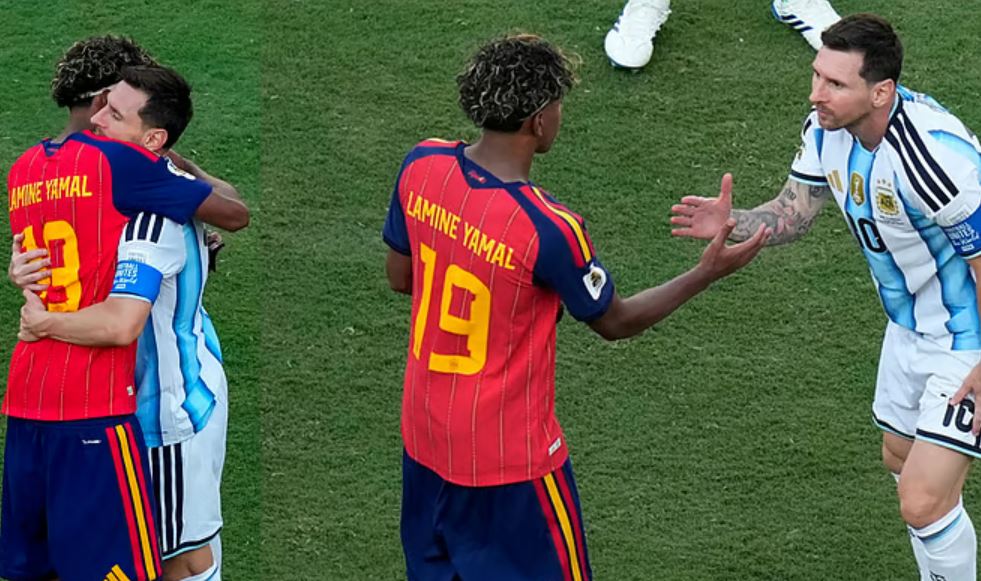 Lionel Messi And Lamine Yamal