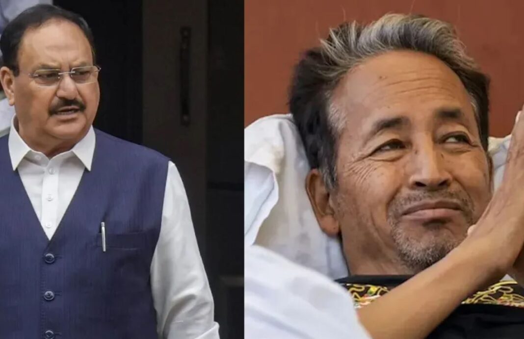  JP Nadda and Jitendra Singh