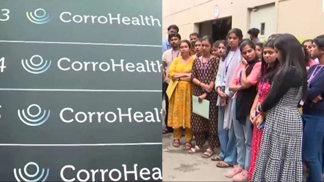 CorroHealth mass layoffs frozen Kochi Kozhikode