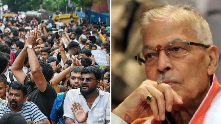 Murli manohar joshi neet exam protest