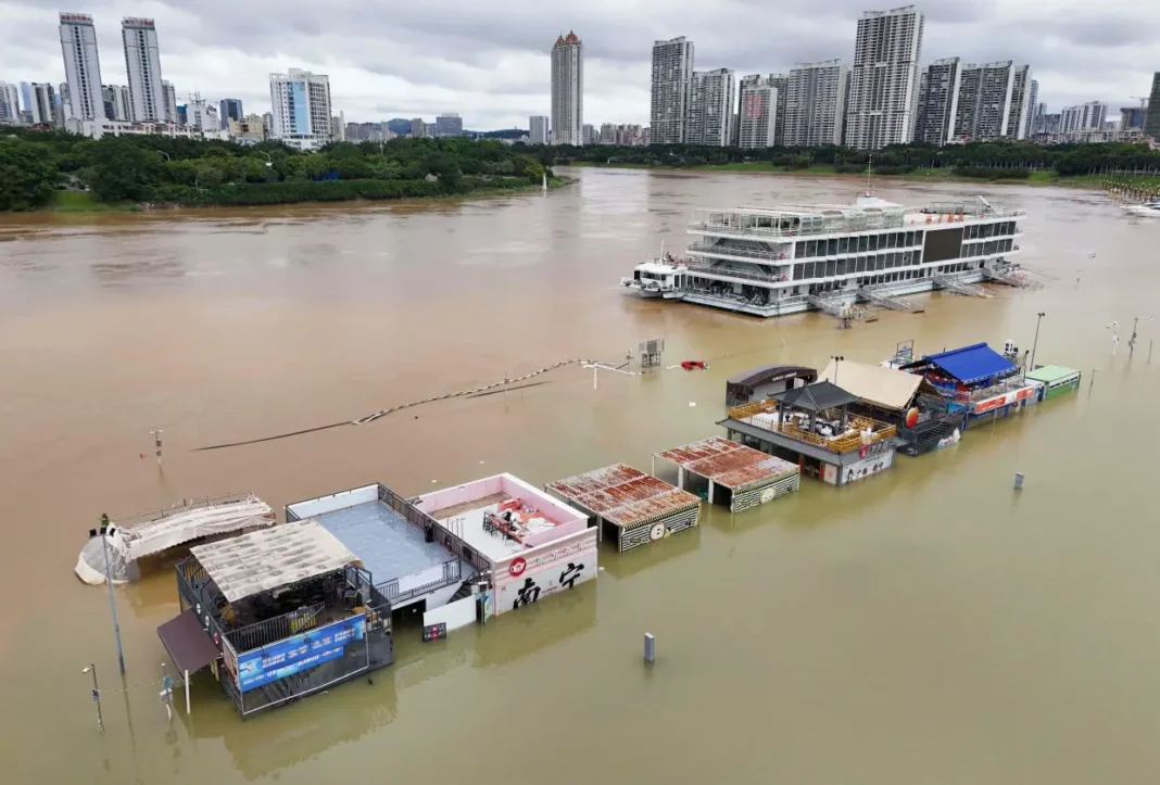 China Typhoon Maysak Flooding