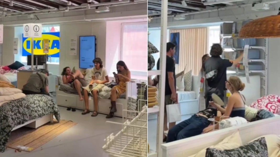 Paris Residents IKEA Refuge