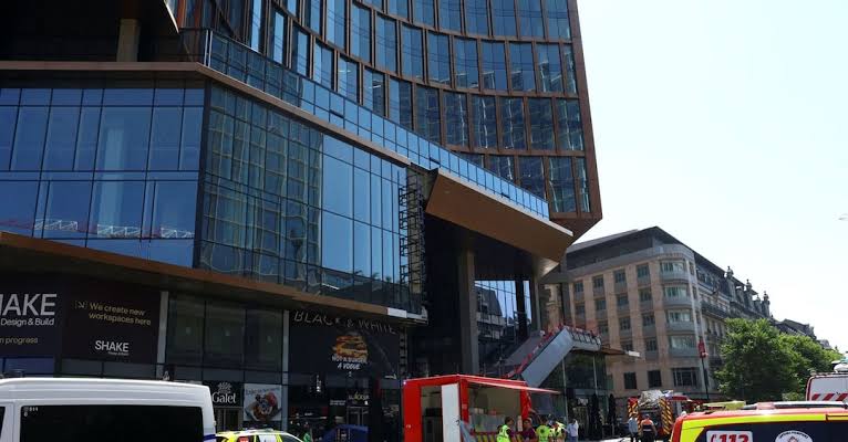 Brussels oxy tower fire accident