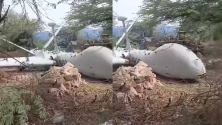 Indian Navy Drishti 10 UAV Crash Gujarat