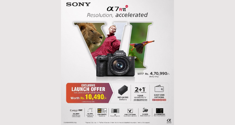 Sony Alpha 7R VI Launch India