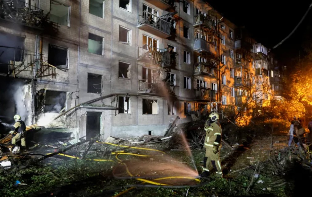 Russian missile attack Kyiv